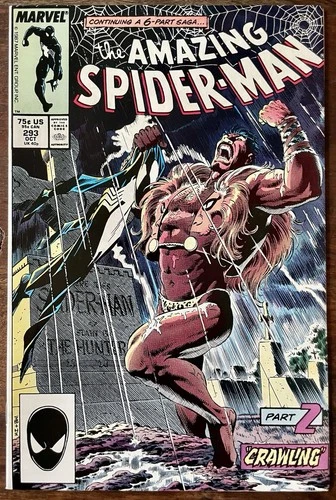 Amazing Spider-Man #293 (1987) | 9.2 NM- | Kraven’s Last Hunt Pt 2 Black Suit
