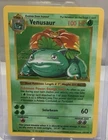 Pokémon Venusaur Base Set Holo Rare Shadowless 100 HP 15/102 Wizards 1999 Card