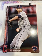2025 Topps Series 2 Shane Bieber Jumbo Oversized Card #OTC-23 Guardians