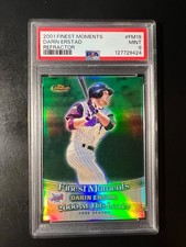 2001 Finest Moments Refractor #FM19 Darin Erstad PSA 9 ONLY 2 GRADED NONE HIGHER
