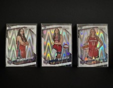 Prizm WNBA 2025 Mystics Rookies Amoore / Iriafen / Olsen White Seismic Lot of 3