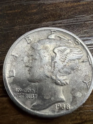 1938-P Mercury Dime — photo from another recent sale