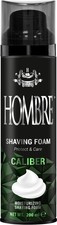 HOMBRE Caliber Shave Foam for Men Foug re Marine Woody Scent Aluminum-Free