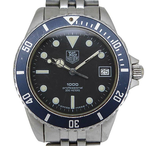TAG HEUER 1000 Professional 980.013N Men's Quartz Watch Black ...