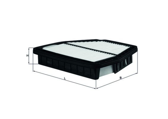 Mahle Luftfilter LX 2965-image