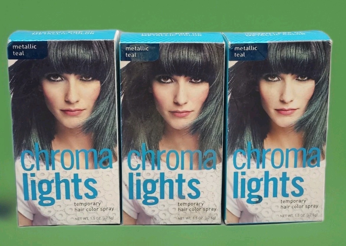Spray Metallic Teal 3pcs New