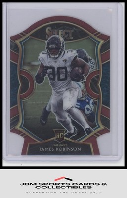 2020 Panini Select #88 James Robinson Maroon Prizm Die Cut RC