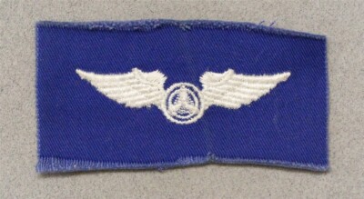 Civil Air Patrol Patch 1087: Observer Cloth Wings, on blue | eBay