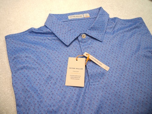 Peter Millar Crown Sport federgewicht Tintenfisch Pro Quo Polo Golf Shirt neu mit Etikett L $ 110 - Bild 10 von 11