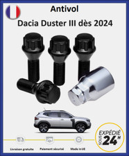 BIMECC 4x Antivol Radmuttern Schwarz für Dacia Duster ab 2024 M12x1,5