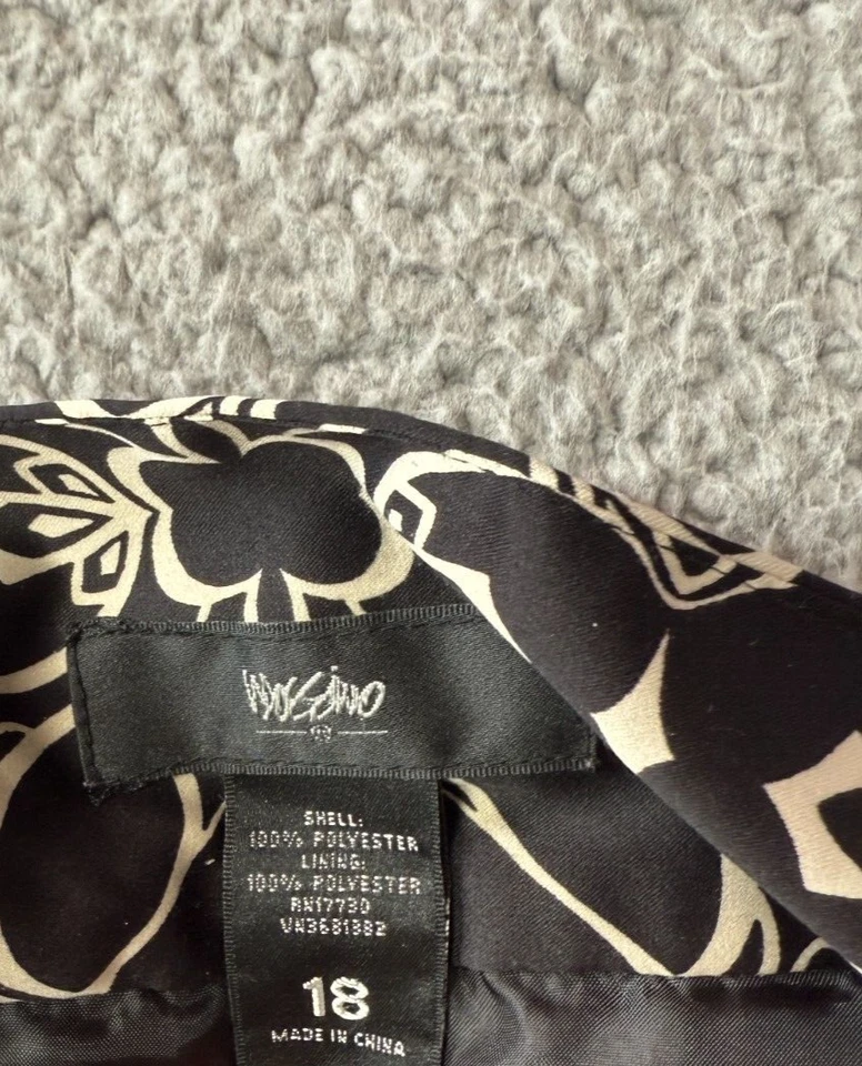 Falda para mujer Mossimo marrón tostada hasta la rodilla forrada cremallera lateral talla 18 Foto 4 de 4