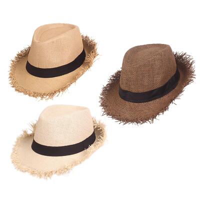 Western Cowboyhut Sombreros Vagueros Cowboy Stroh Cowboyhut leicht für