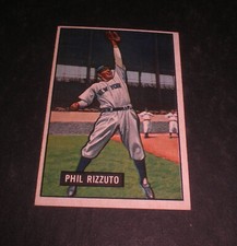 1951 PHIL RIZZUTO BOWMAN BASEBALL CARD #26