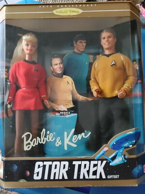 Rare 30th Anniversary Collectible Edition Star Trek Barbie and Ken