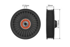 Poulies diverses Jeep CHEROKEE