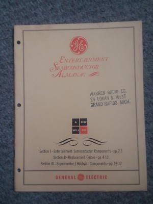 GE Entertainment Semiconductor Almanac - Components / guide / eperimenter
