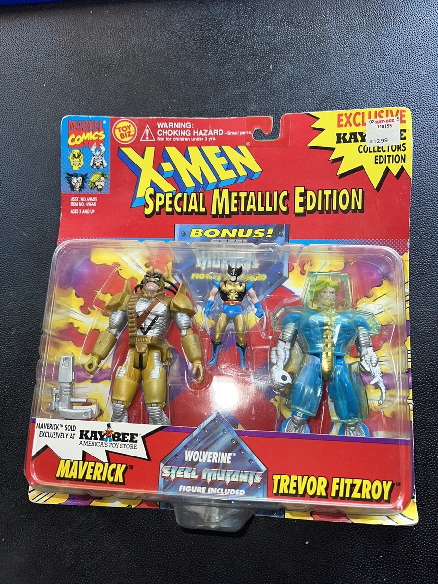 X-MEN MAVERICK vs TREVOR FITZROY + STEEL MUTANTS WOLVERINE KAY-BEE