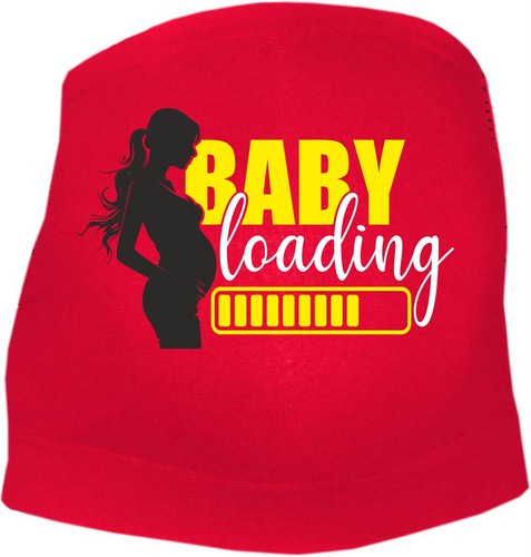 Bauchband für Schwangere bedruckt mit Baby loading - Picture 14 of 18