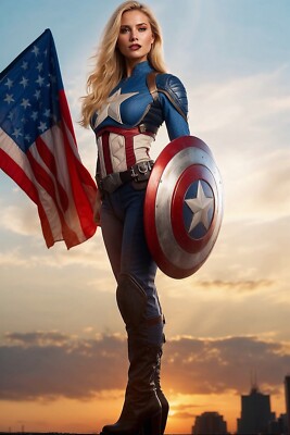 Captain America B Dual Cover! - Ltd 100 w/CoA - Deviant Nation Gallery Art Book