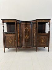 Outstanding Antique Victorian Rosewood Cabinet Sideboard 
