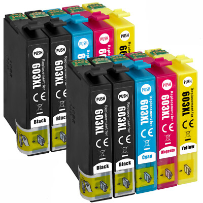 10 Druckerpatrone kompatibel für Epson 603  Expression XP-4150  XP-4155  XP-2820