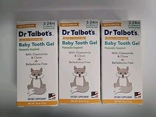 Lot Of 3 Dr. Talbot's Baby Tooth Gel for Sore Gums, Naturally Inspired EXP 10/26