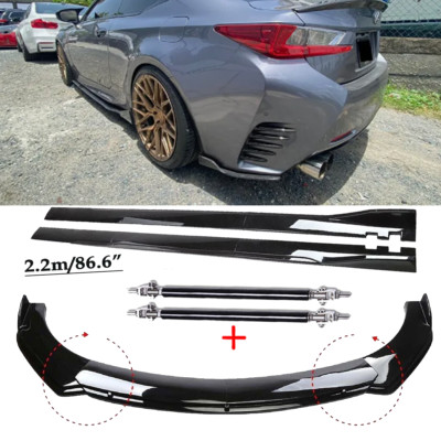 Front Bumper Lip Splitter Spoiler For Lexus RC200t RC300 RC350 RC F Body Kit