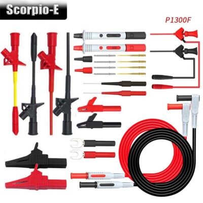 1M Alligator Cilp To AV Banana Plug Test Leads Connector Dual Tester Probe Pince Crocodile Clip Electronique Multimeter DC Power