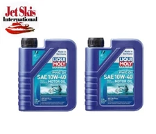 Liqui-Moly 10W-40 Syn. Oil (2 Quarts) Compatible W/ Honda SeaDoo Yamaha Kawasaki