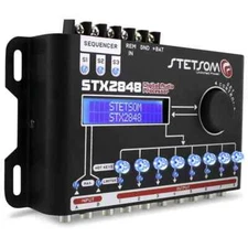 Stetsom STX2848 Equalizer / Crossover 2 Input Channels, 8 Output Channels w/ DSP