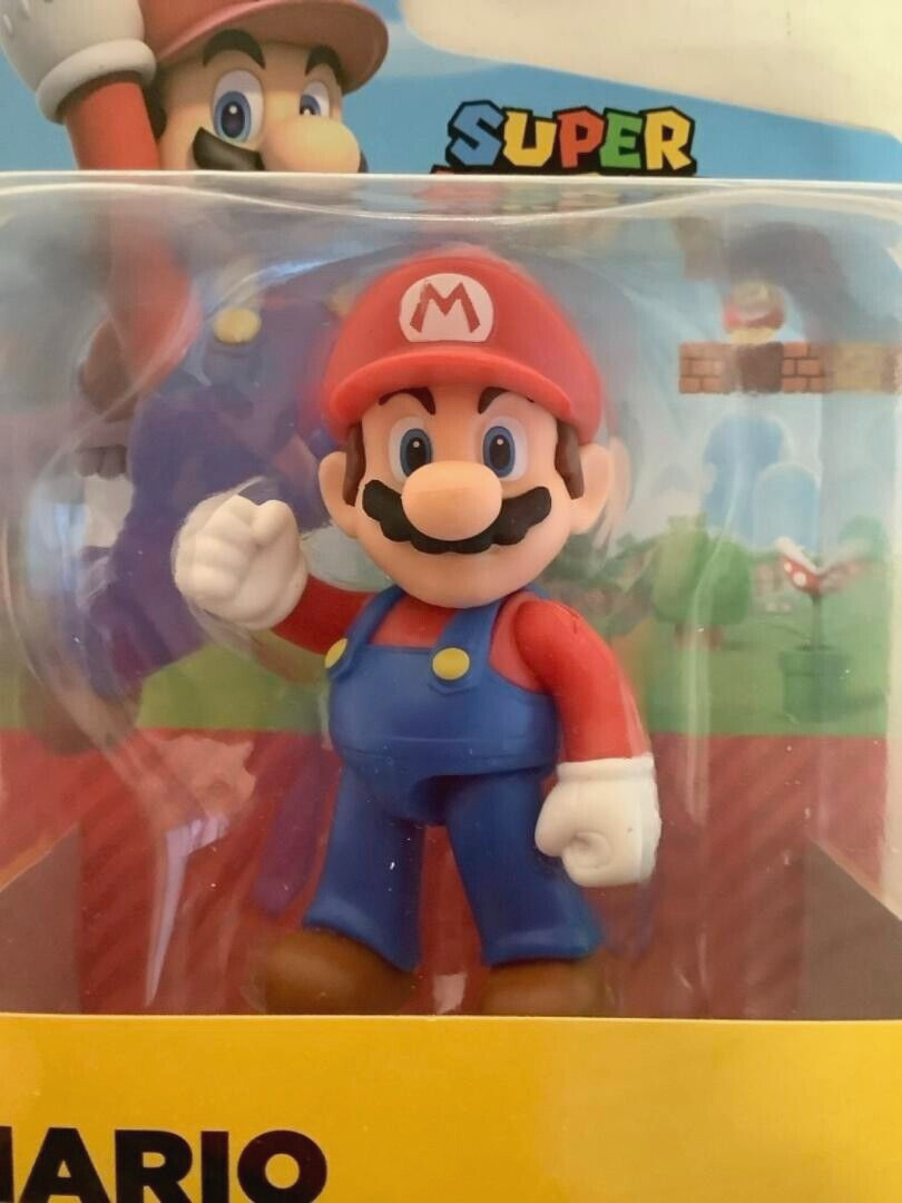 New Super Mario Bros. マリオ フィギュア NEW Jakks 42132 World of Nintendo Super Mario Bros 2.5-Inch MARIO