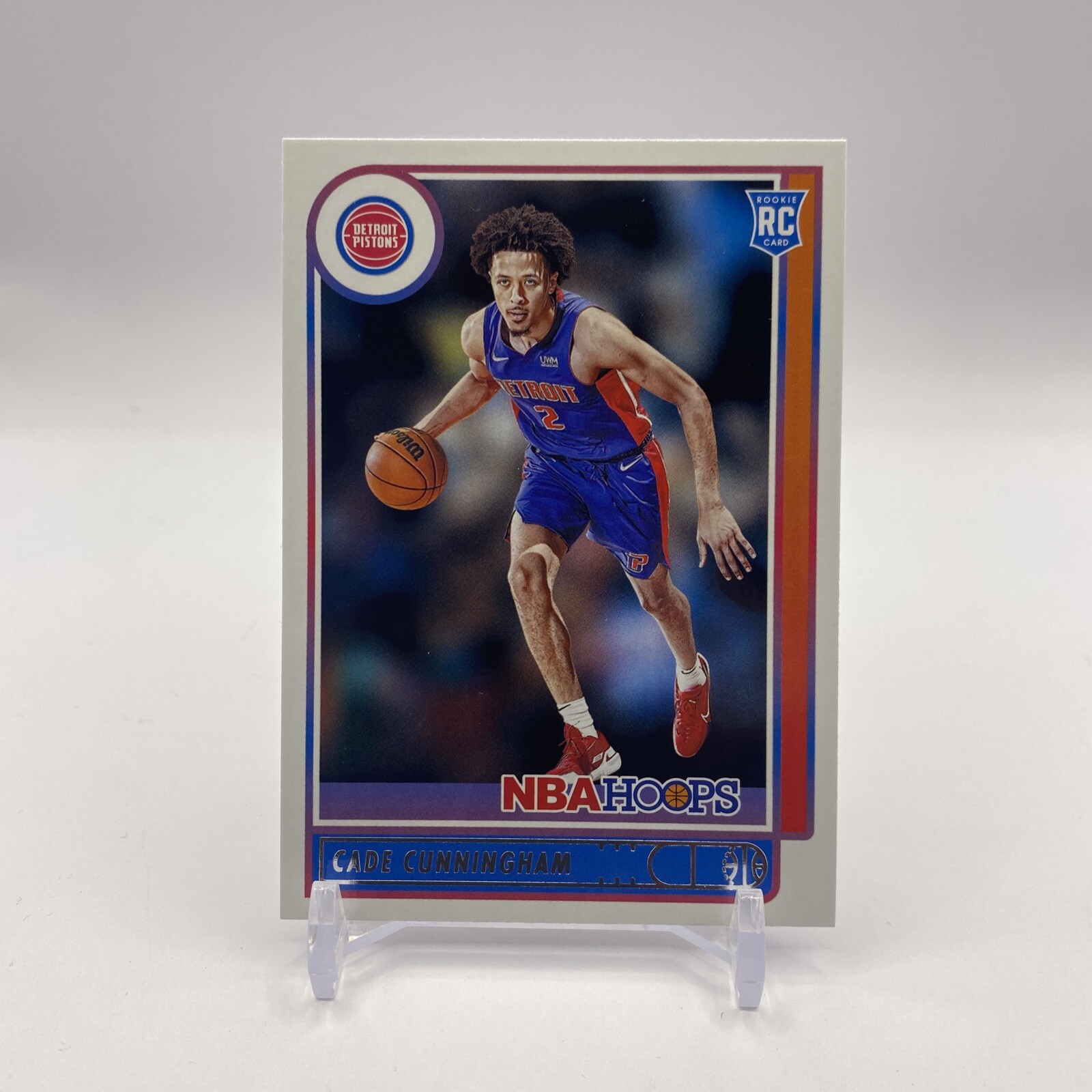 2021 NBA Hoops Detroit Pistons #201 Cade Cunningham RC Rookie