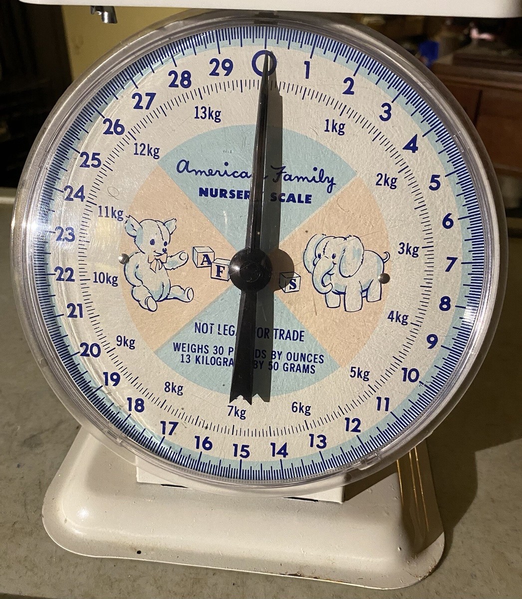 Vintage 1960's American Family Nursery Baby Scale 30lb | eBay