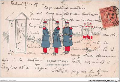 AJUP3-0274 - ILLUSTRATEUR - A GUILLAUME - le mot d'ordre - le difficile est