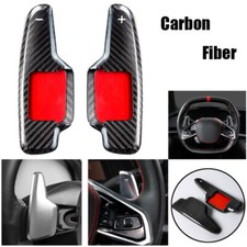 Carbon Fiber Steering Wheel Paddle Shifter For Chevrolet Corvette Z51 C8 2020-23