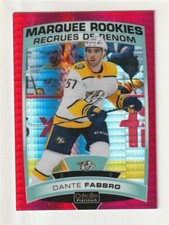 dante fabbro 2019-20 o-pee-chee platinum red prizm marquee rookies 060/199