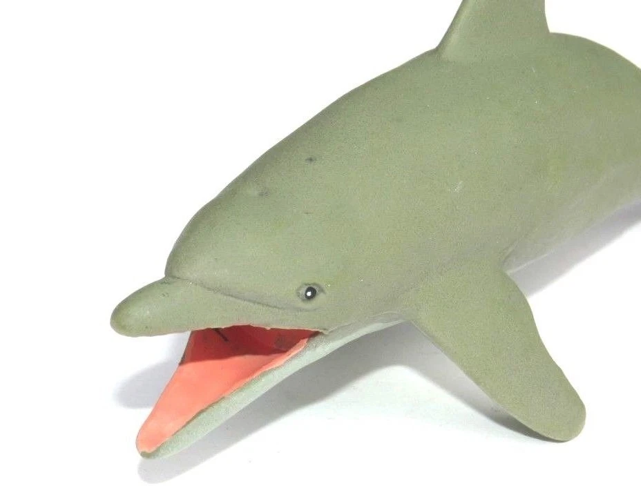 Figura de juguete de plástico PVC delfín nariz de botella realista bellamente detallada de 5,5" Foto 2 de 3