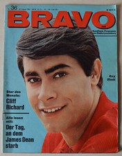 Original BRAVO 1965 Nr. 36 mit Poster, Starschnitt Nscho-tschi (Winnetou)