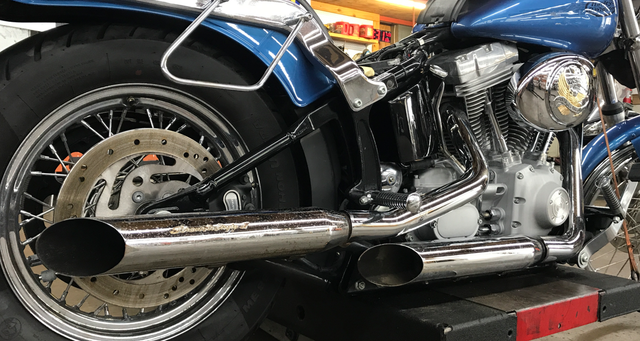 heritage softail exhaust systems