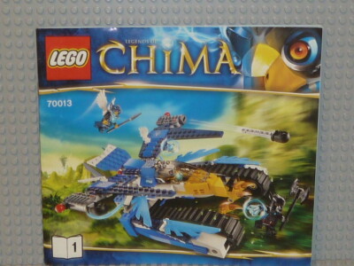 LEGO  Chima Bauanleitung 70013 Equila's Ultra Striker Heft 1 instruction B1831