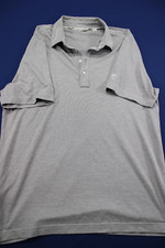 Travis Mathew Golf Polo Pima Cotton Gray Size Large