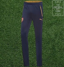 Image of Arsenal Training Pants - Official Puma Boys Football Train Bottoms - All Sizes