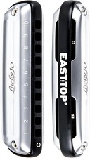 EASTTOP Lucky 10 Harmonica 10Hole Blues Harp Mouth Organ For Kids Adults Players