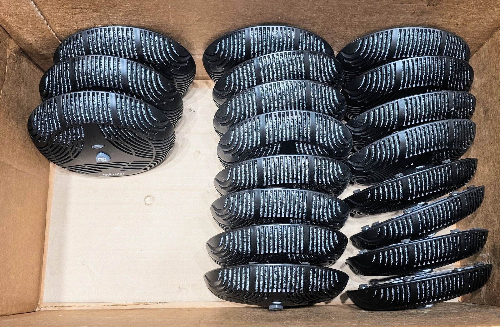 (Lot of 11) Avaya Microphone DEVICE POD HI-BAND 43111-00006 Rev C01 w/ 11x Cords