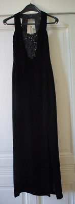 Festkleid schwarzer Samt, sehr elegant Gr. 34, Collection H aus einer Boutique