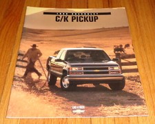 Original 1998 Chevrolet Ck Pickup Truck Deluxe Sales Brochure Catalog Silverado