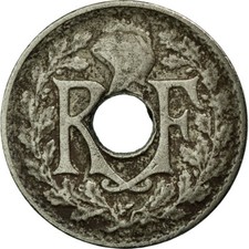 [#15630] Coin, France, Lindauer, 5 Centimes, 1923, Poissy, VF(30-35), Copper-nic