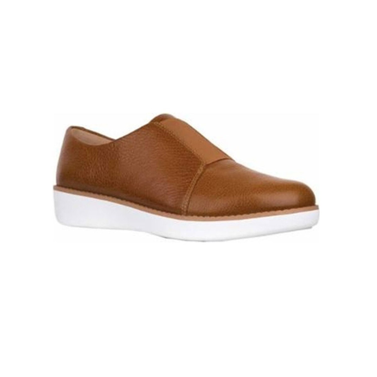 FitFlop Womens Laceless Loafers Slip on Leather Derby 