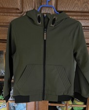 Yigga Jungen Softshelljacke mit Kapuze Grün Gr.140