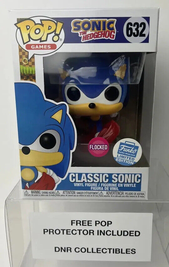 Boneco Funko Pop Classic Sonic The Hedgehog Correndo 632